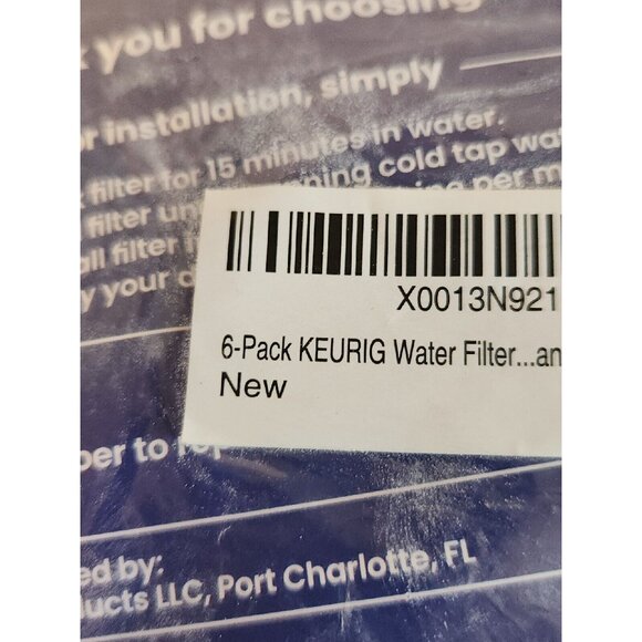 6 k&J Replacement Charcoal Water Filters Coffee Machines All Brands - Picture 4 of 5